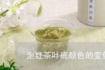 泡红茶叶底颜色的变化/2023061053837