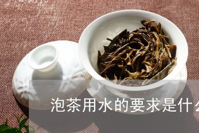 泡茶用水的要求是什么/2023060927169