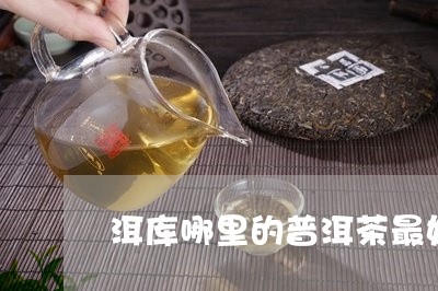 洱库哪里的普洱茶最好/2023062110624