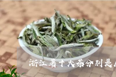 浙江著十大茶分别是属于哪种茶/2023053144936