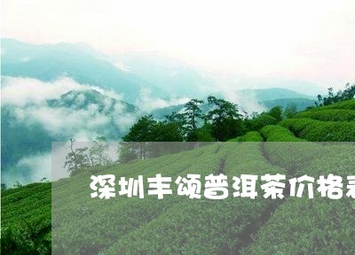 深圳丰颂普洱茶价格表/2023120617372