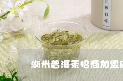 湖州普洱茶招商加盟店有哪些/2023052982837