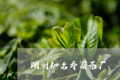 湖州知名寿眉茶厂/2023090828371