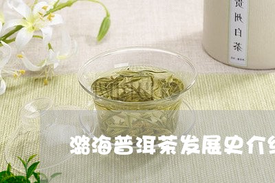 潞海普洱茶发展史介绍图片/2023121866059
