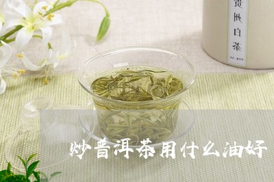 炒普洱茶用什么油好/2023120561615