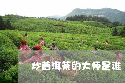 炒普洱茶的大师是谁/2023120664848