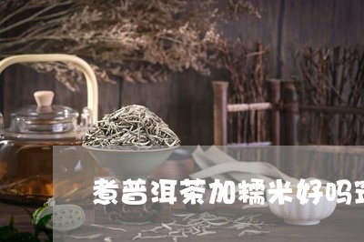 煮普洱茶加糯米好吗窍门/2023110160583