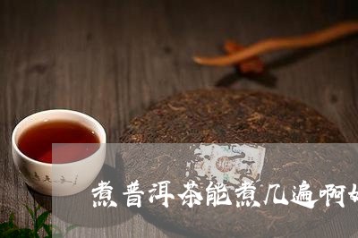 煮普洱茶能煮几遍啊好喝/2023082751504