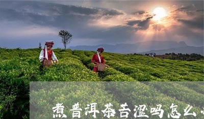 煮普洱茶苦涩吗怎么办呢/2023112848471