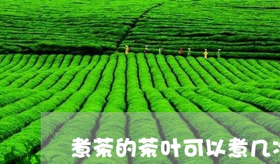 煮茶的茶叶可以煮几次/2023061236158