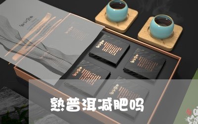 熟普洱减肥吗/2023090707482