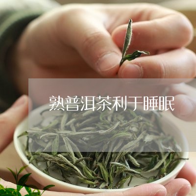 熟普洱茶利于睡眠/2023110963815