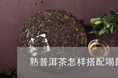 熟普洱茶怎样搭配喝最好/2023083106269