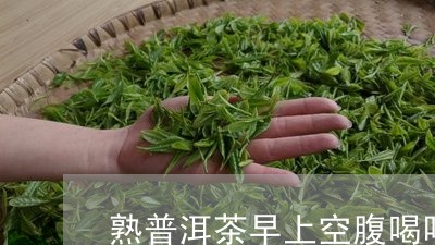 熟普洱茶早上空腹喝吗/2023061780504