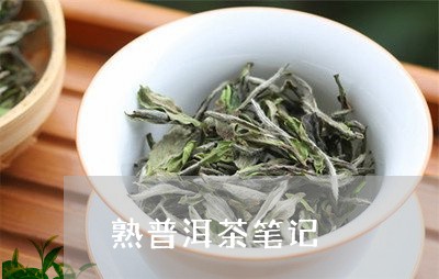 熟普洱茶笔记/2023042835827