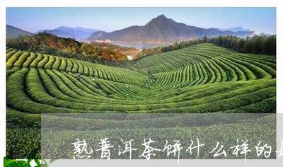 熟普洱茶饼什么样的好/2023092665946