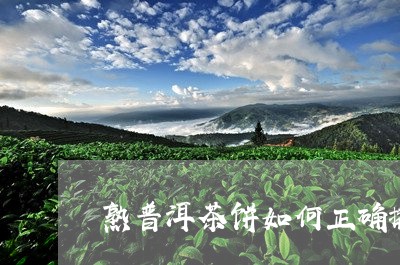 熟普洱茶饼如何正确撬茶视频/2023110711824