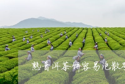 熟普洱茶饼容易泡散嘛怎么回事/2023083115037