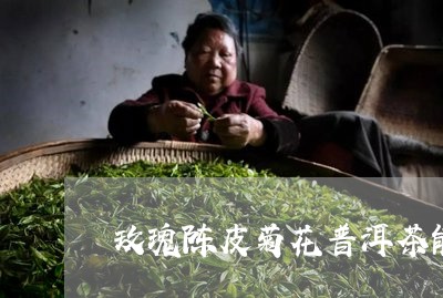 玫瑰陈皮菊花普洱茶能喝吗/2023112528582