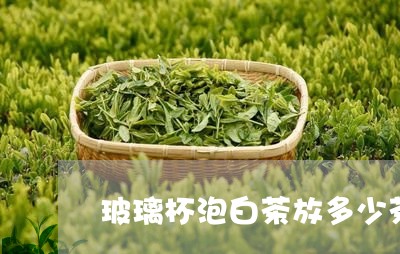 玻璃杯泡白茶放多少茶叶/2023102773815