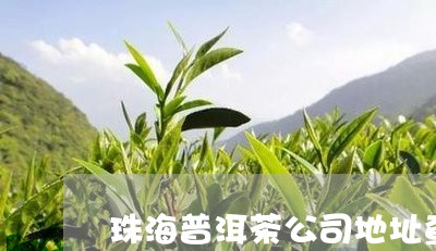 珠海普洱茶公司地址查询/2023112738059