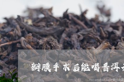 瓣膜手术后能喝普洱茶/2023062361623