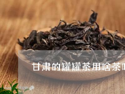 甘肃的罐罐茶用啥茶叶/2023092363935