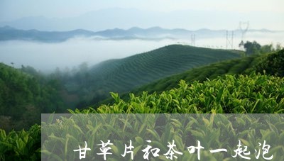 甘草片和茶叶一起泡/2023041886273