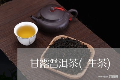 甘露普洱茶(生茶)/2023062884048