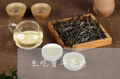 生吃普洱茶饼/2023042752544