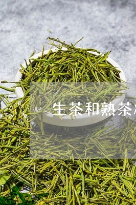 生茶和熟茶减肥效果好/2023061028382