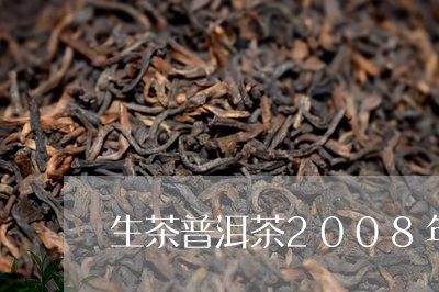 生茶普洱茶2008年/2023062895061