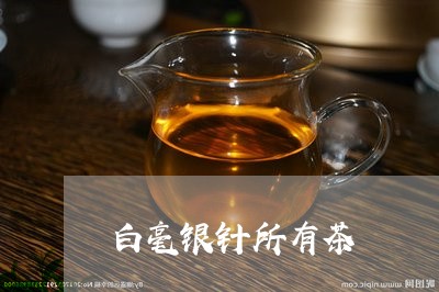 白毫银针所有茶/2023112462604