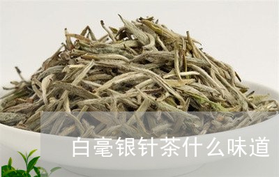 白毫银针茶什么味道/2023120371616