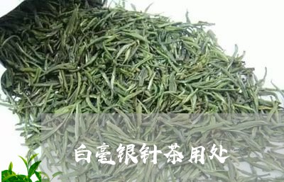 白毫银针茶用处/2023112430827