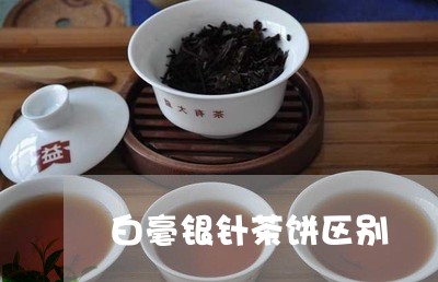 白毫银针茶饼区别/2023090705959