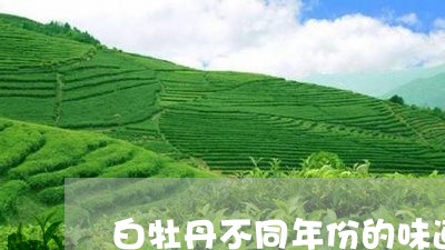 白牡丹不同年份的味道/2023120993726