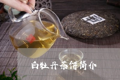 白牡丹茶饼简介/2023112363959