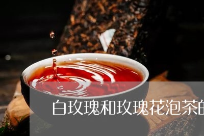 白玫瑰和玫瑰花泡茶的功效/2023051159284