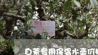 白茶专用保温水壶价格表/2023102875268