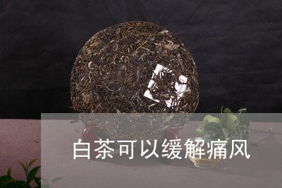 白茶可以缓解痛风/2023080146947