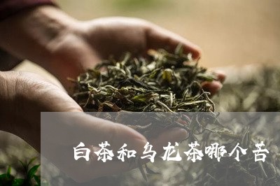 白茶和乌龙茶哪个苦/2023072395047