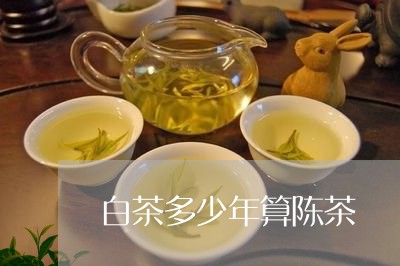 白茶多少年算陈茶/2023080261604