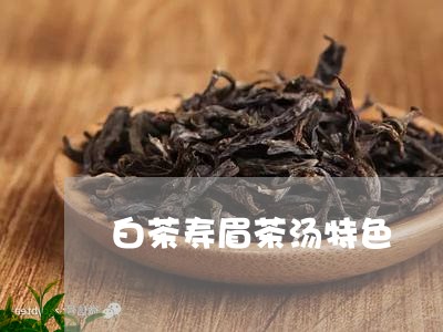 白茶寿眉茶汤特色/2023090827150