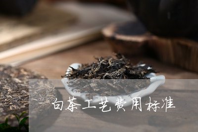 白茶工艺费用标准/2023080265051