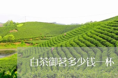 白茶御茗多少钱一杯/2023072327158