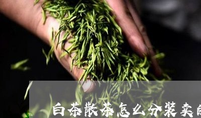 白茶散茶怎么分装卖的最好/2023110662706