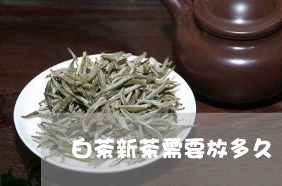 白茶新茶需要放多久/2023072482131