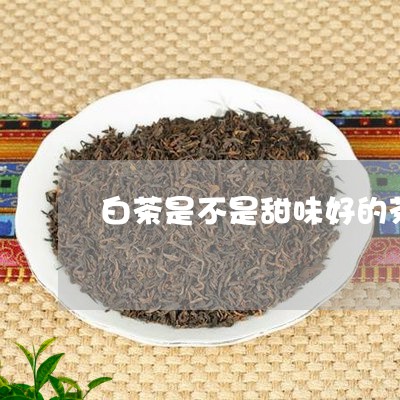 白茶是不是甜味好的茶/2023100656452