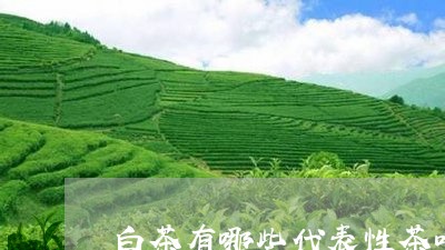 白茶有哪些代表性茶叶/2023100619592